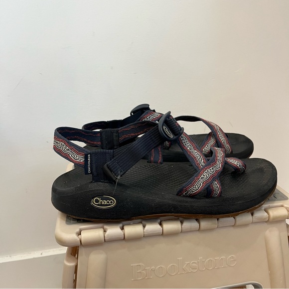 Chaco ZCloud 2 Men's Sandal red blue size 8 - Picture 7 of 8